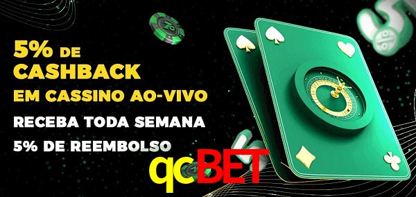 Promoções do cassino ao Vivo qcbet